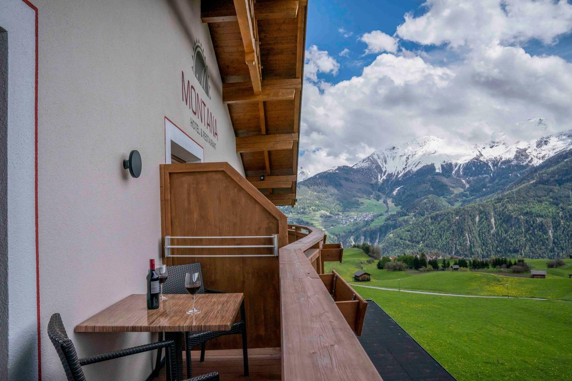 Hotel Montana Fiss Bagian luar foto